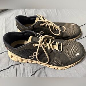 On Running Women’s Black and Tan Athletic Shoes